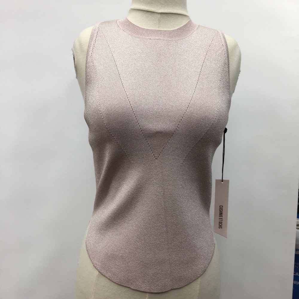 CUshnie Et Ochs Tank Top Color Cream Pink L size